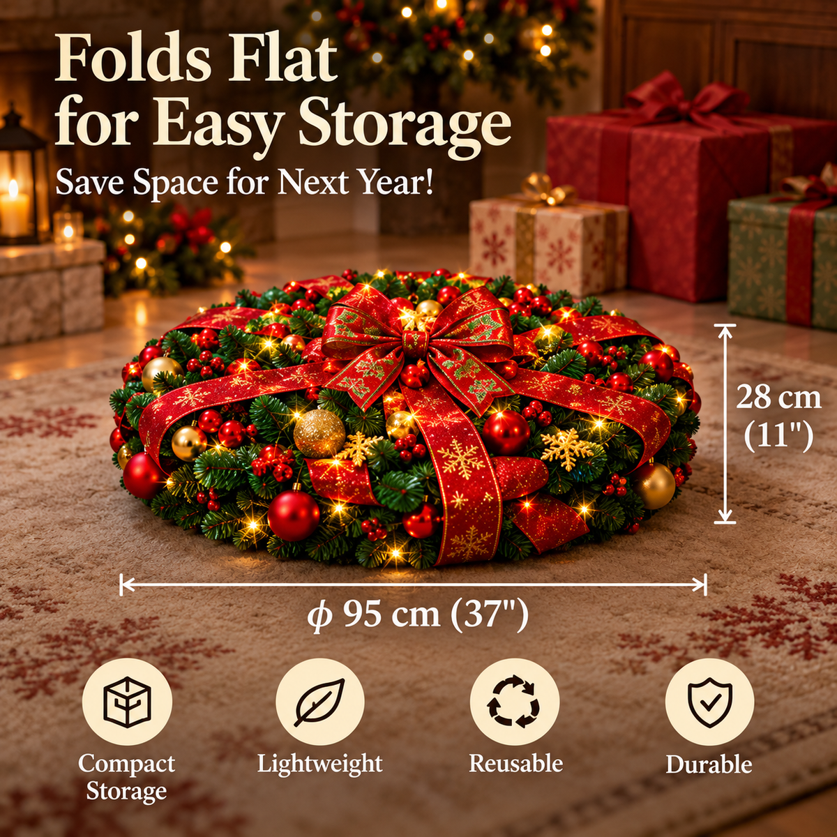 🎅 The Christmas Tree for People Who Hate Setting Up Christmas Trees