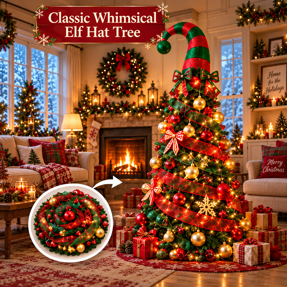 🎅 The Christmas Tree for People Who Hate Setting Up Christmas Trees