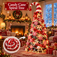 🍭 Candy Cane Christmas Tree