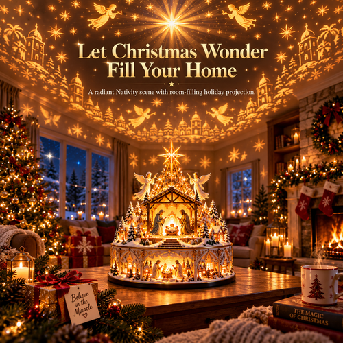 🌟 Bethlehem Sky Village™ – Let the Story of Christmas Fill the Room