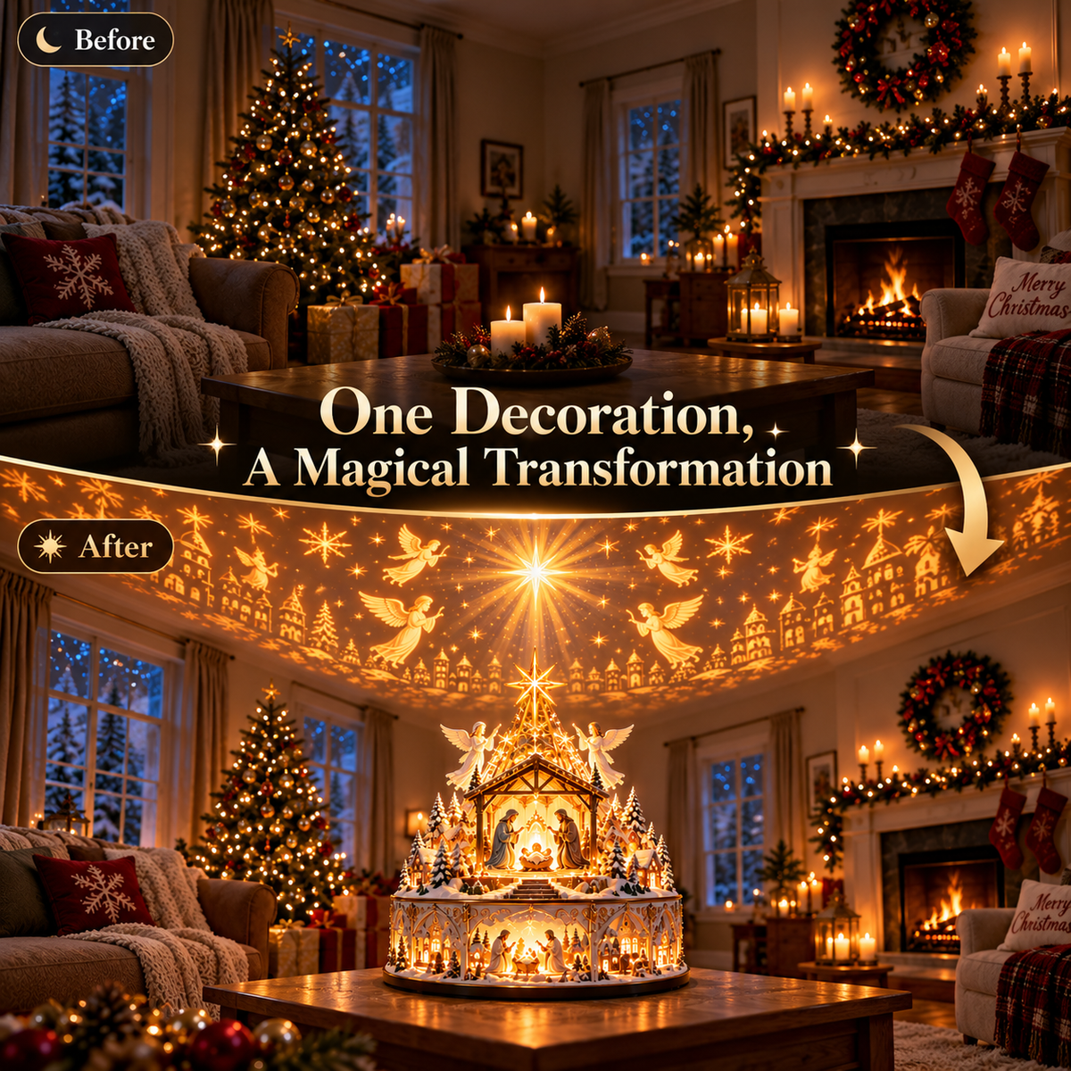 🌟 Bethlehem Sky Village™ – Let the Story of Christmas Fill the Room