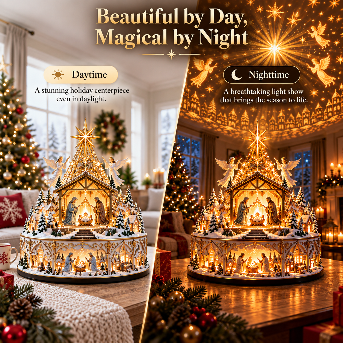 🌟 Bethlehem Sky Village™ – Let the Story of Christmas Fill the Room