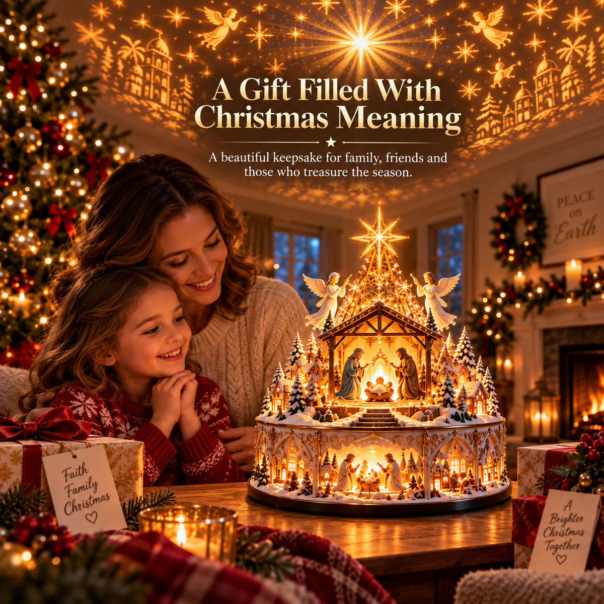 🌟 Bethlehem Sky Village™ – Let the Story of Christmas Fill the Room