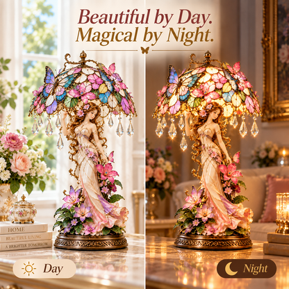 🔥 Last Day 49% OFF🦋 Butterfly Blossom Glow™ – Illuminated Floral Fairy Table Lamp