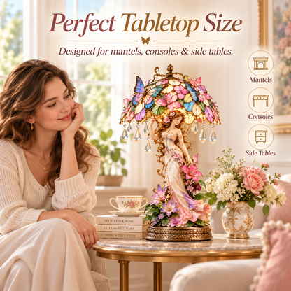 🔥 Last Day 49% OFF🦋 Butterfly Blossom Glow™ – Illuminated Floral Fairy Table Lamp