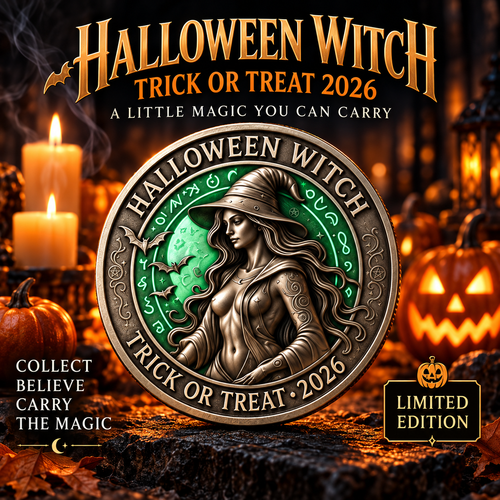 🧙‍♀️ Halloween Witch Coin™ Carry a Little Magic With You