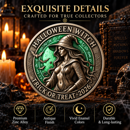 🧙‍♀️ Halloween Witch Coin™ Carry a Little Magic With You