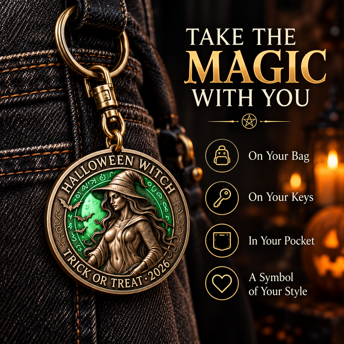 🧙‍♀️ Halloween Witch Coin™ Carry a Little Magic With You