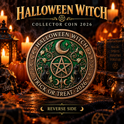 🧙‍♀️ Halloween Witch Coin™ Carry a Little Magic With You