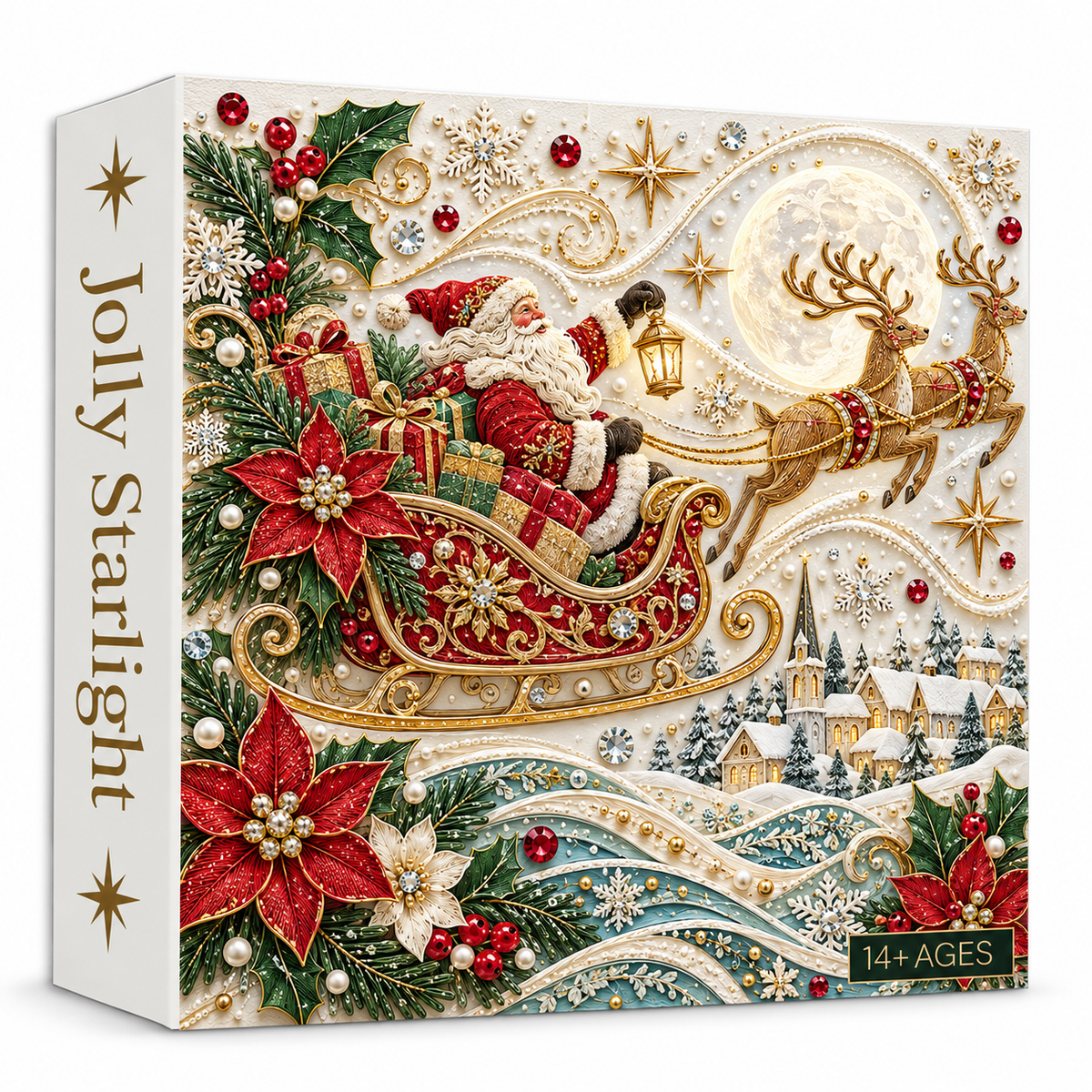 🦌✨ Reindeer Grace™ 1000-Piece Christmas Art Puzzle A Holiday Masterpiece You Build & Display