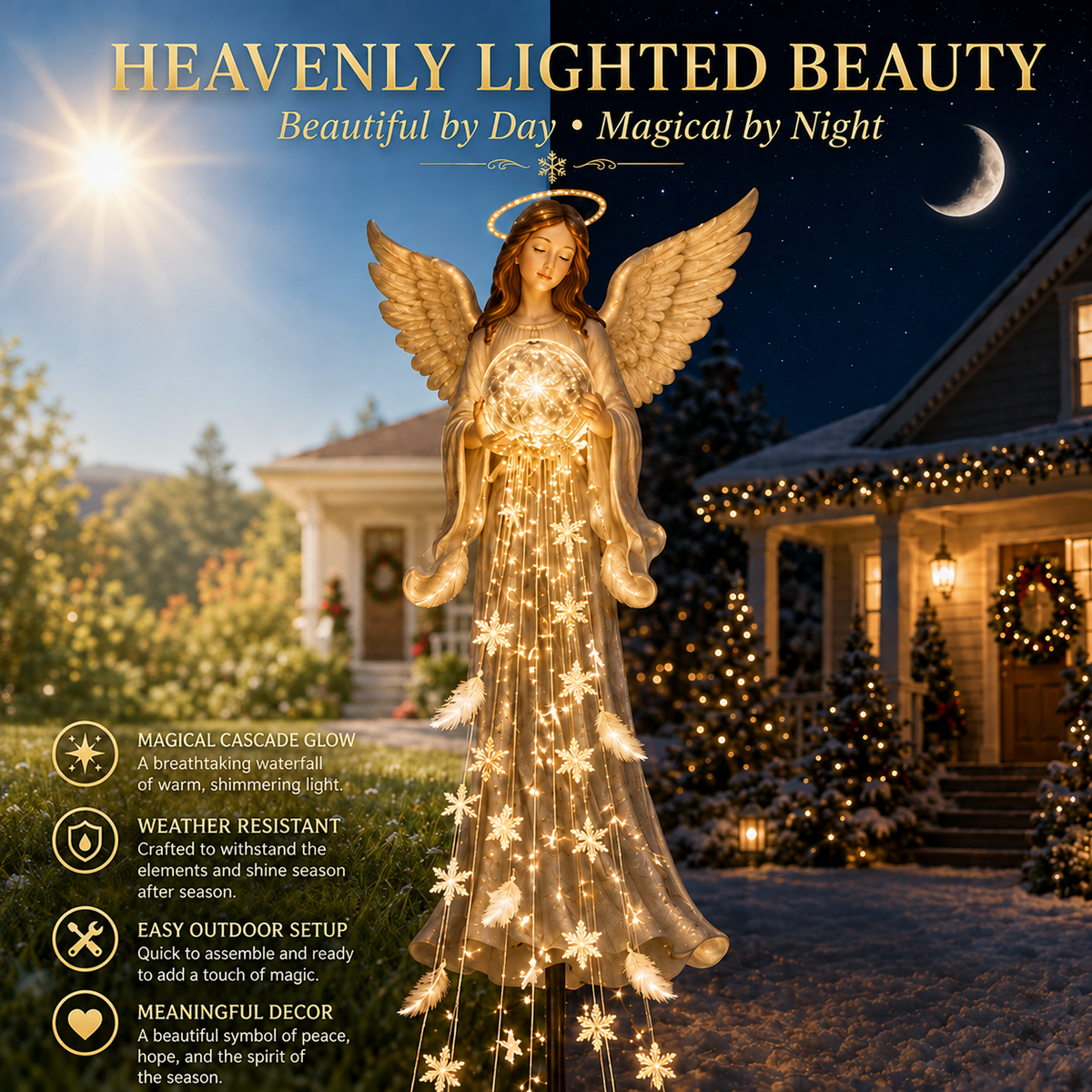 🎁 Today Only: Get 49% Off✨  Angel Remembrance Garden Light👼