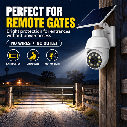 ⏰Final 3 Hours Sale 50% OFF🔥🔥 - Solar-Powered Simulated Surveillance Camera Street Light