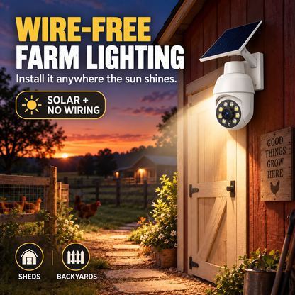⏰Final 3 Hours Sale 50% OFF🔥🔥 - Solar-Powered Simulated Surveillance Camera Street Light