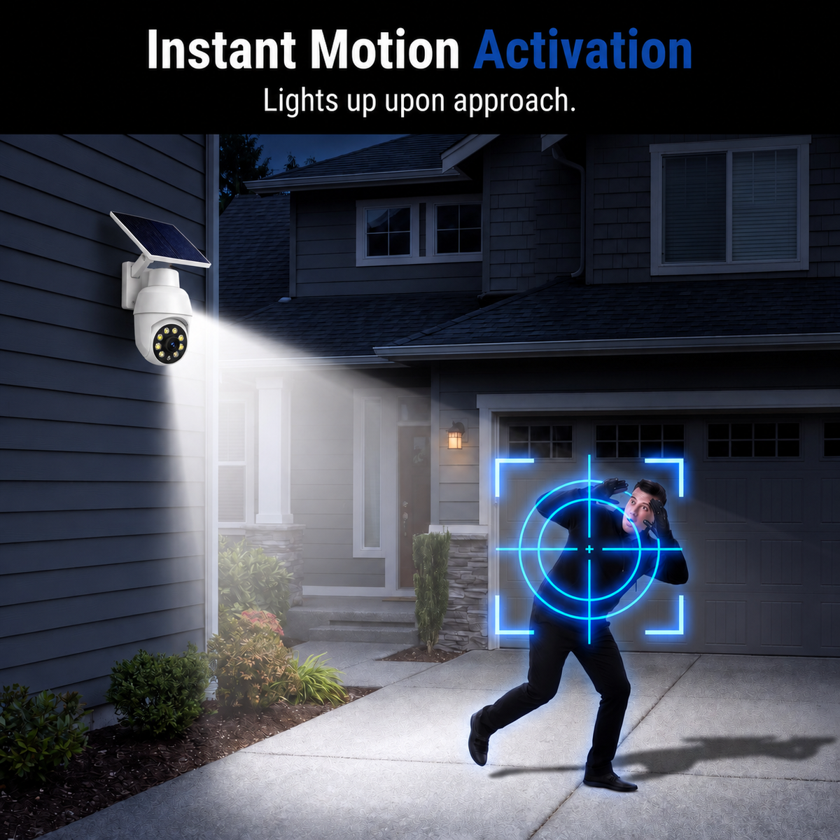 ⏰Final 3 Hours Sale 50% OFF🔥🔥 - Solar-Powered Simulated Surveillance Camera Street Light