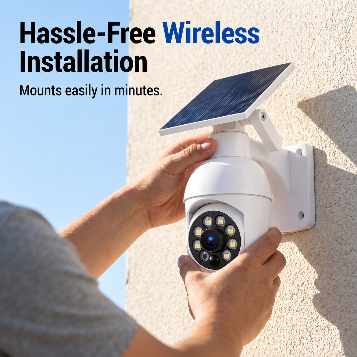 ⏰Final 3 Hours Sale 50% OFF🔥🔥 - Solar-Powered Simulated Surveillance Camera Street Light