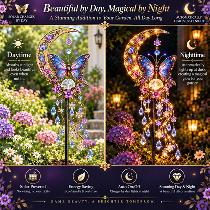 🦋 Butterfly Moonlight Cascade™ – Magical Lighted Garden Decor ✨