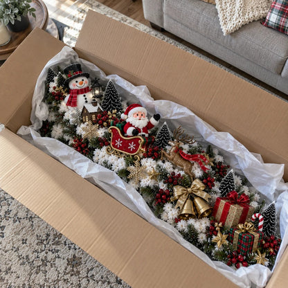 🎅 Turn Your Staircase Into Santa’s Christmas Wonderland