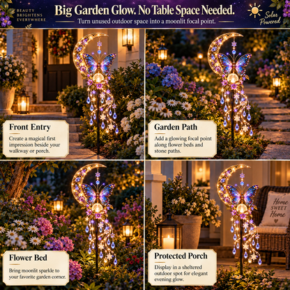 🦋 Butterfly Moonlight Cascade™ – Magical Lighted Garden Decor ✨