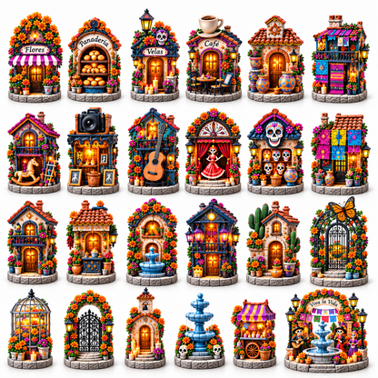 24 Days to Build a Village of Memories — Day of the Dead Village Advent Calendar 2026