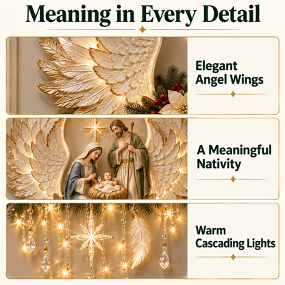 🔥 Last Day 49% OFF ✝️Heavenly Embrace™ Christmas Wall Light