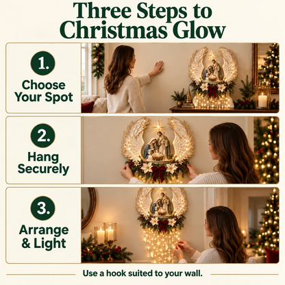 🔥 Last Day 49% OFF ✝️Heavenly Embrace™ Christmas Wall Light