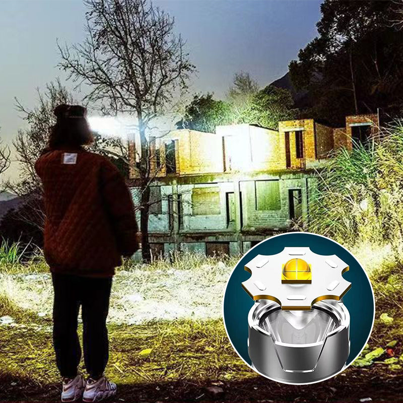 🐟🔦 Rechargeable LED Headlamp–Bright hands-free lighting for fishing, repairs, camping & everyday emergencies.