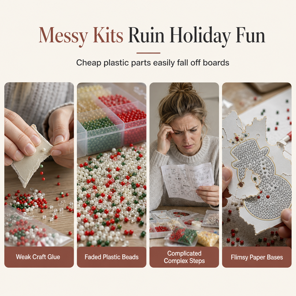 🎄 50% OFF – Christmas Pearl Ornament DIY Kit