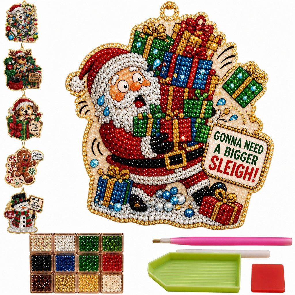 🎄 50% OFF – Christmas Pearl Ornament DIY Kit