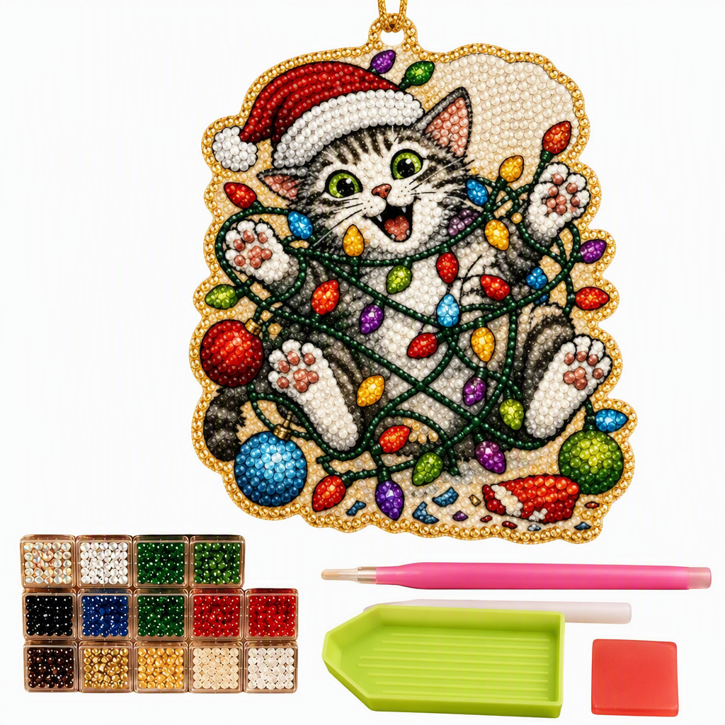🎄 50% OFF – Christmas Pearl Ornament DIY Kit